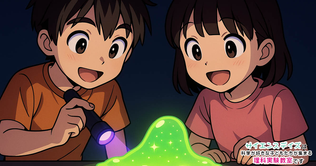 光と遊ぼう!キラピカラボ2025 怪しく光るスライムづくり