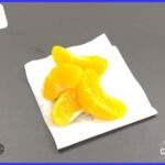 みかんの薄皮を溶かす実験